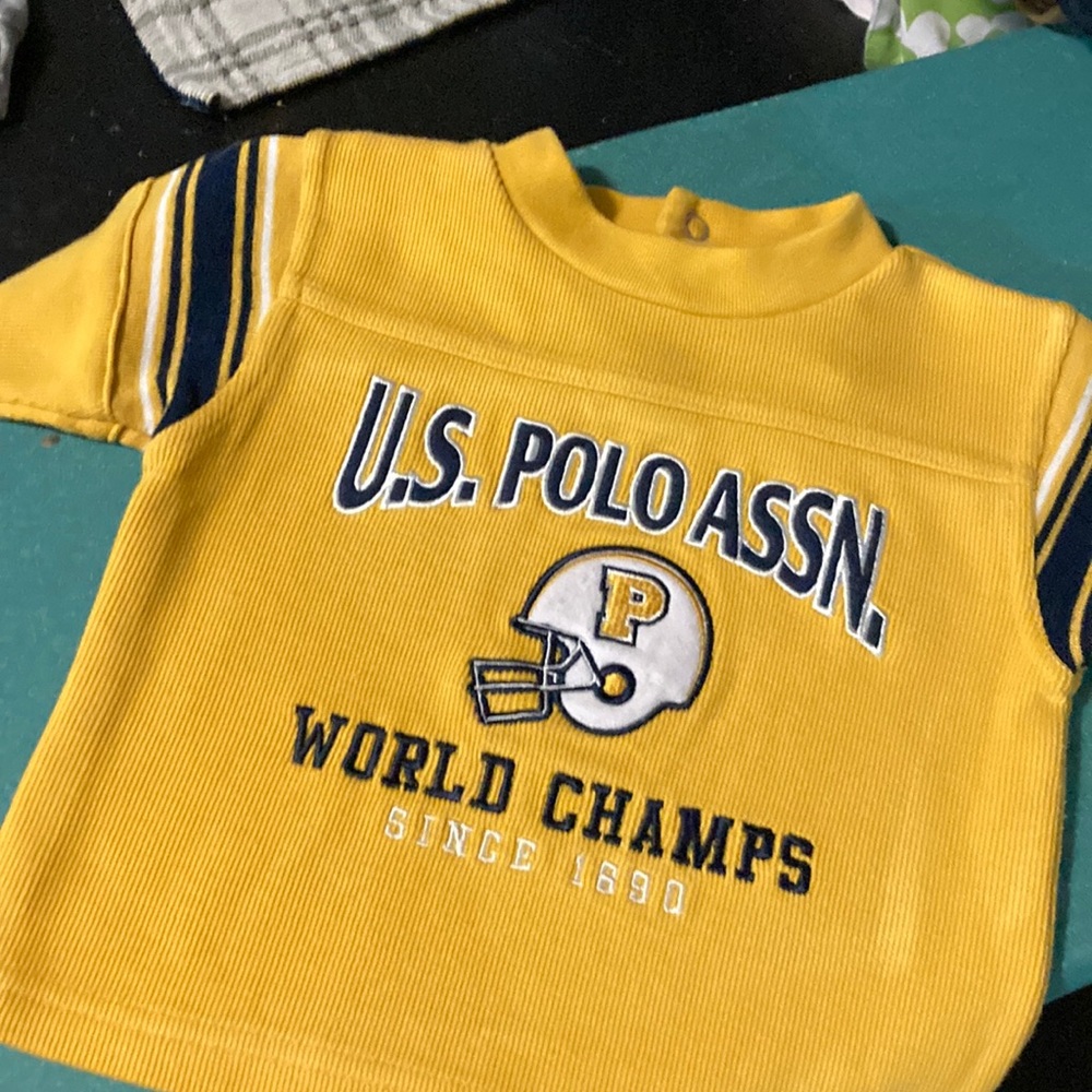 U.S POLO ASSN. World champs size 3/6 month’s sweater